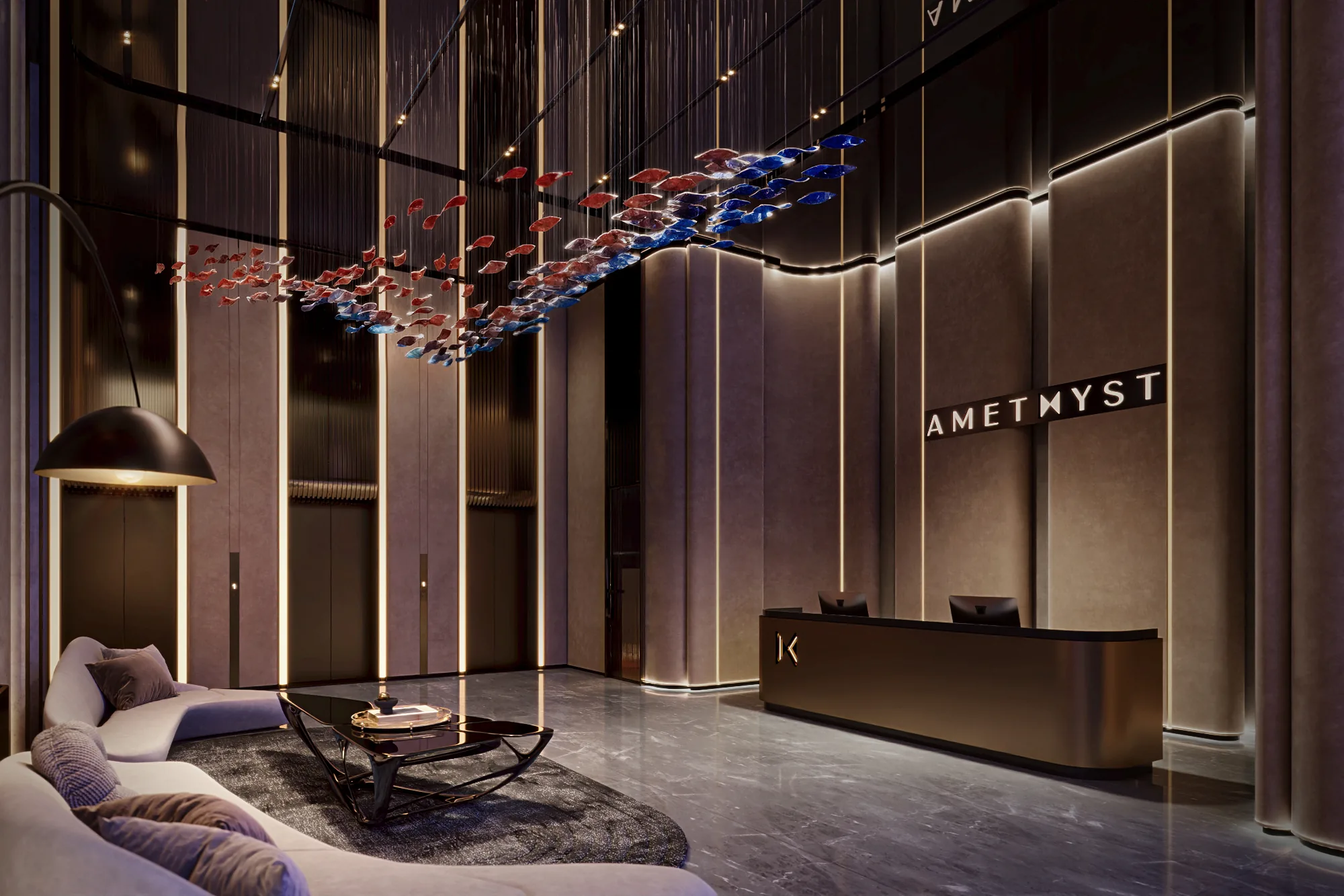 Amethyst arrival lobby