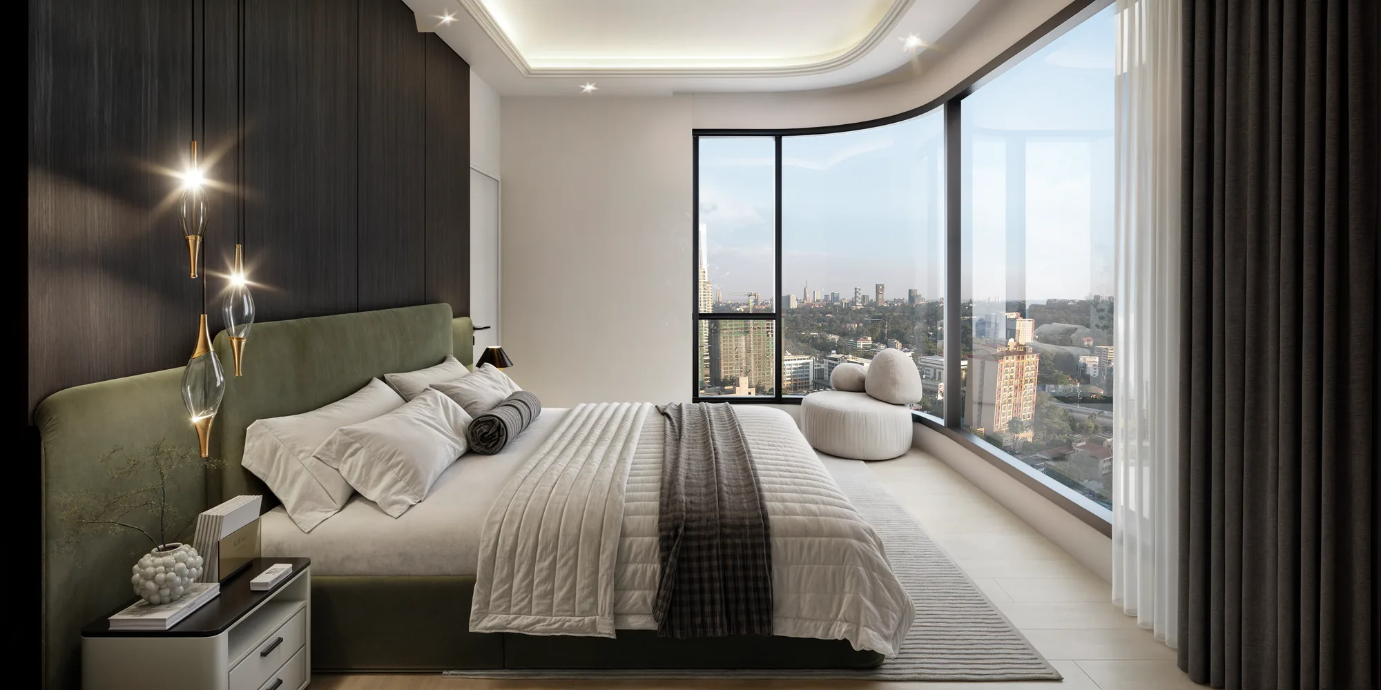 Emerald Springs two-bedroom apartment bedroom
